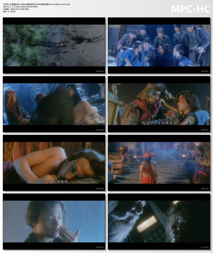 1993年张国荣,林青霞动作奇幻《白发魔女传》1080P国粤双语