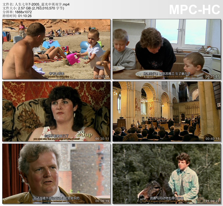 2005年英国9.4分纪录片《人生七年7》蓝光中英双字